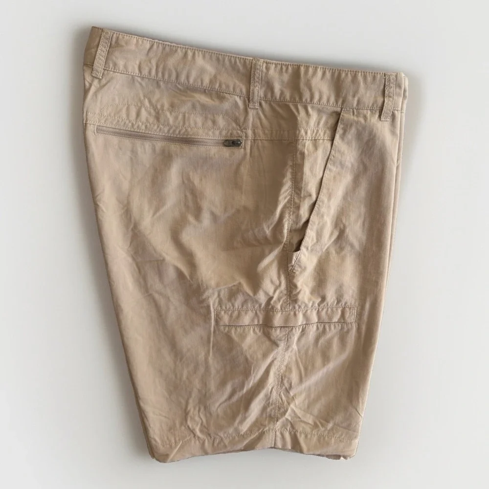The North Face Men's Beige Cargo Hiking Shorts Size 38 Outdoor Utility